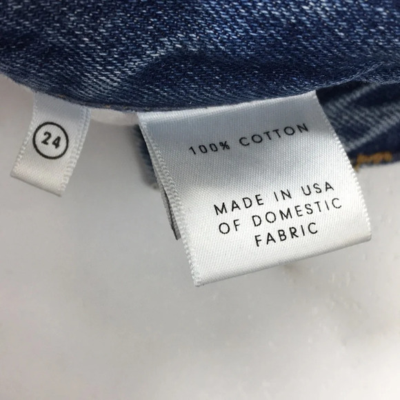 GRLFRND Karolina I Put a Spell On‎ You Distressed Jeans Womens 24 Button Fly - Picture 9 of 15